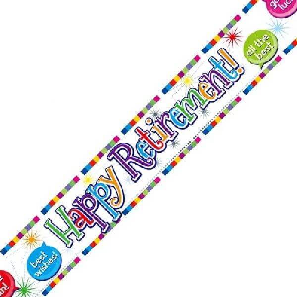 Happy Retirement Banner - Eternity Party Express