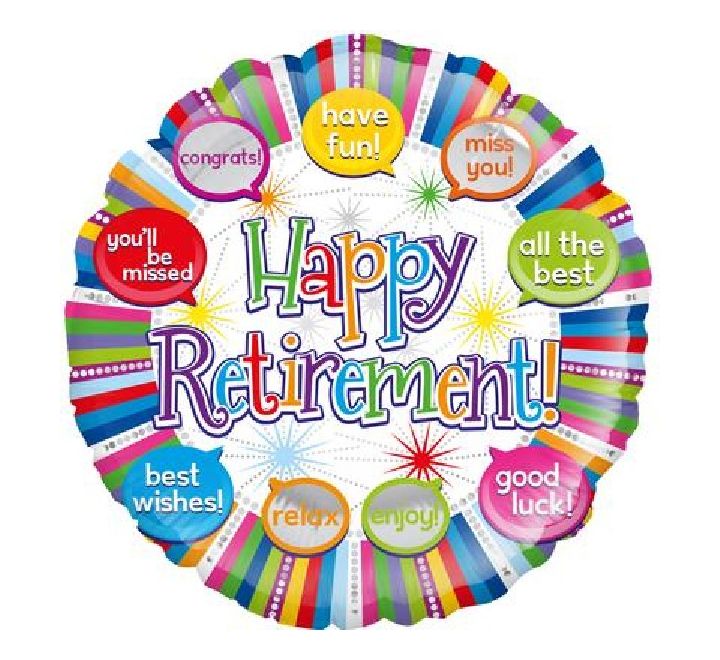 Retirement Foil Balloon