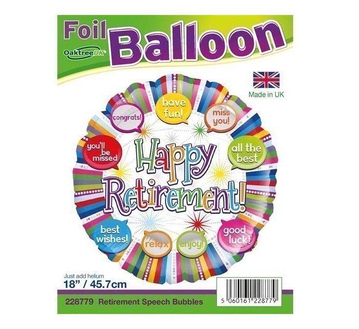 Retirement Foil Balloon - Eternity Party Express