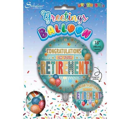 Retirement Foil Balloon - Eternity Party Express