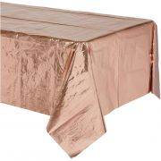 Metallic Rose Gold Tablecover - Eternity Party Express