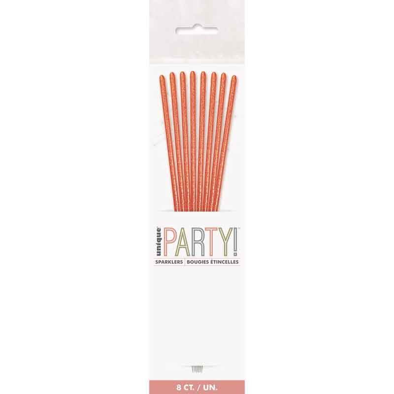 Rose Gold Glitz Sparklers - Eternity Party Express