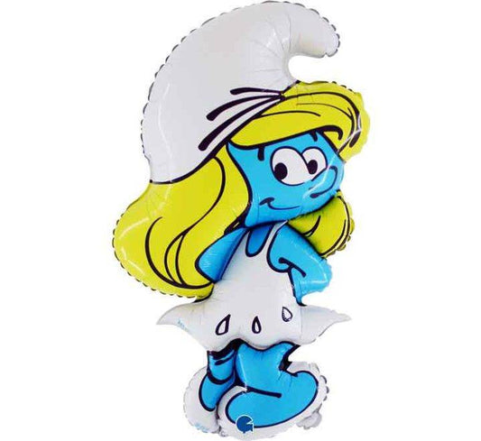 Smurfette Foil Balloon - Eternity Party Express