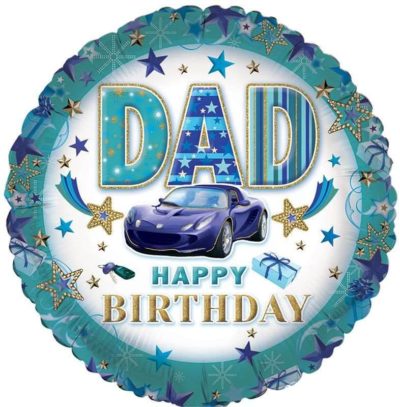 Birthday Dad Foil Balloon - Eternity Party Express
