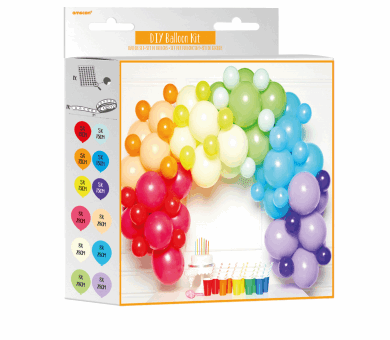 Rainbow DIY Garland Balloon Kit - Eternity Party Express