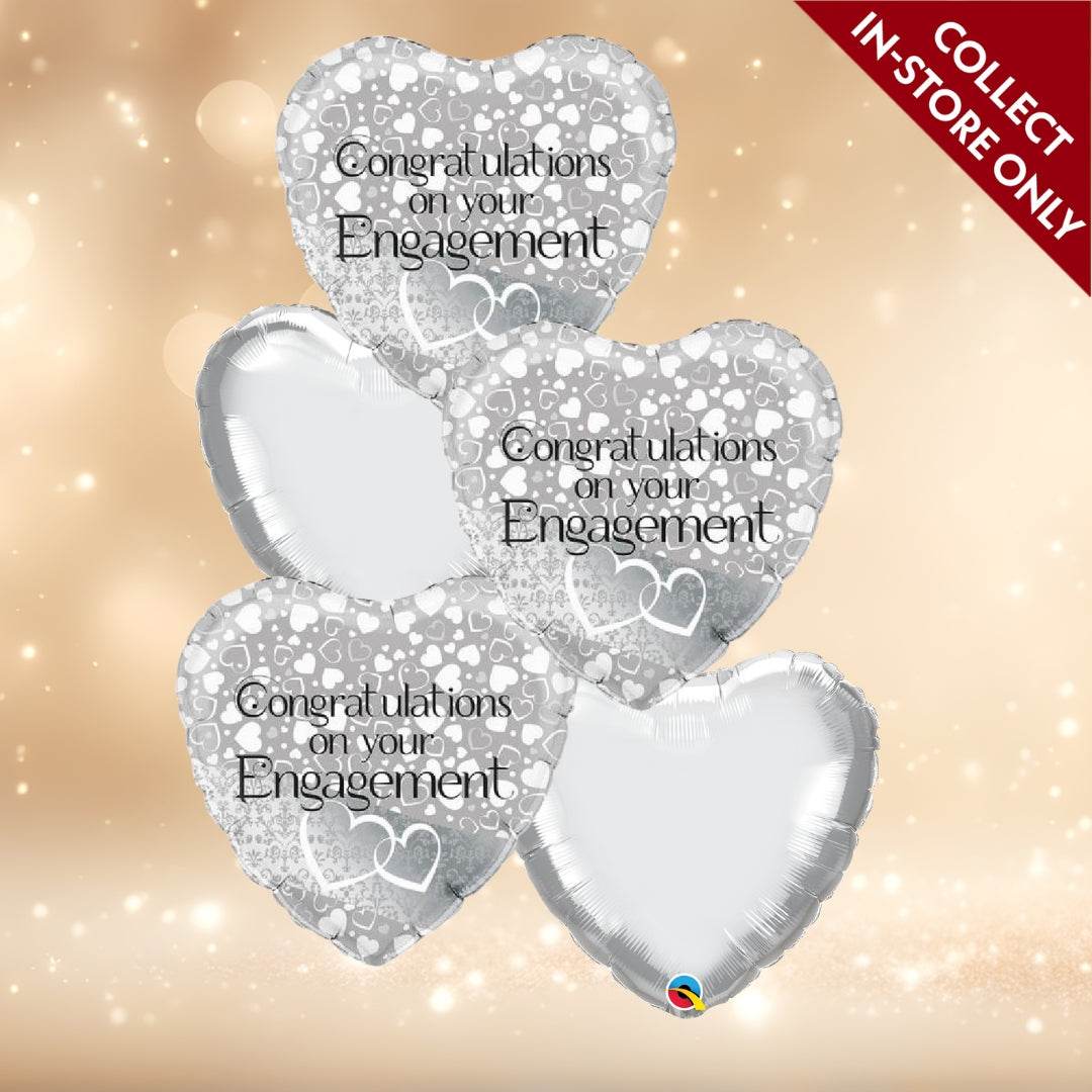 5 Balloon Engagement Cluster Design 5 - Eternity Party Express