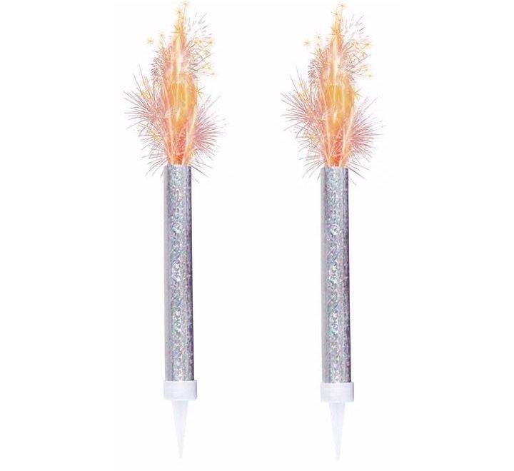 Silver prismatic Ice Fountain - Eternity Party Express