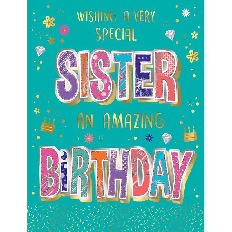 Sister Greeting Card - Eternity Party Express