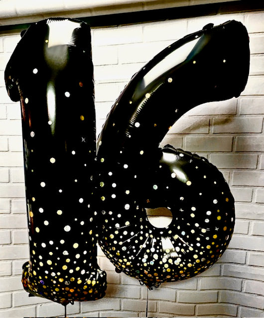 Age 16th Number Balloons