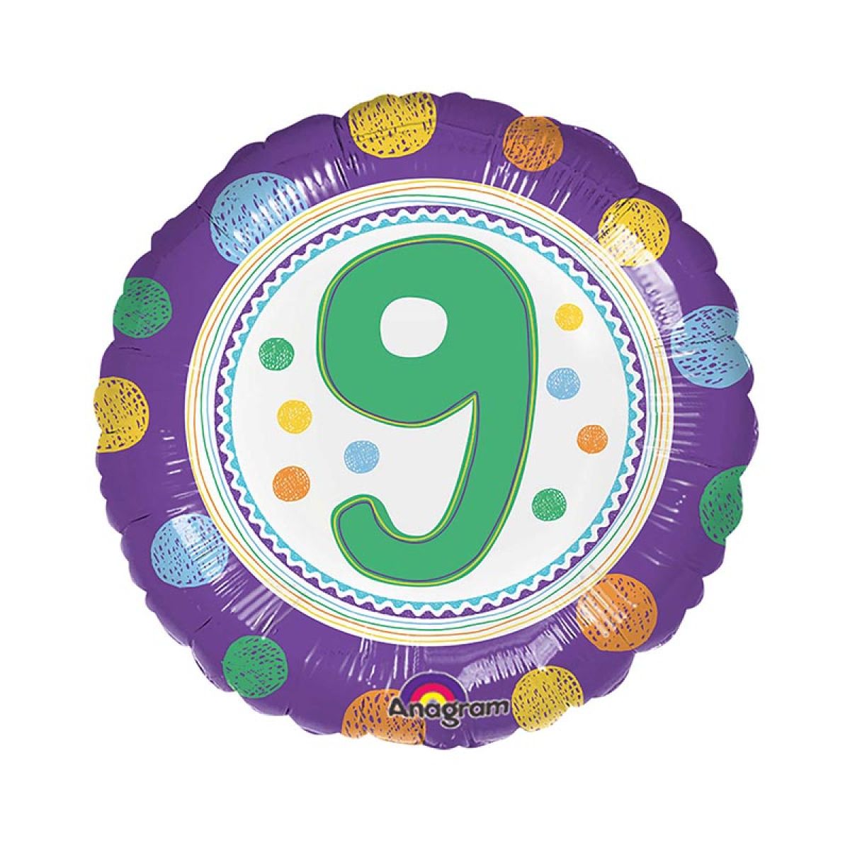 Spot On Age 9 Foil Balloon