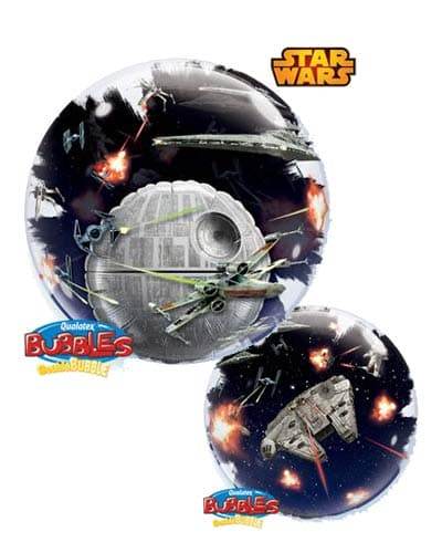 Death Star Double Bubble Balloon - Eternity Party Express