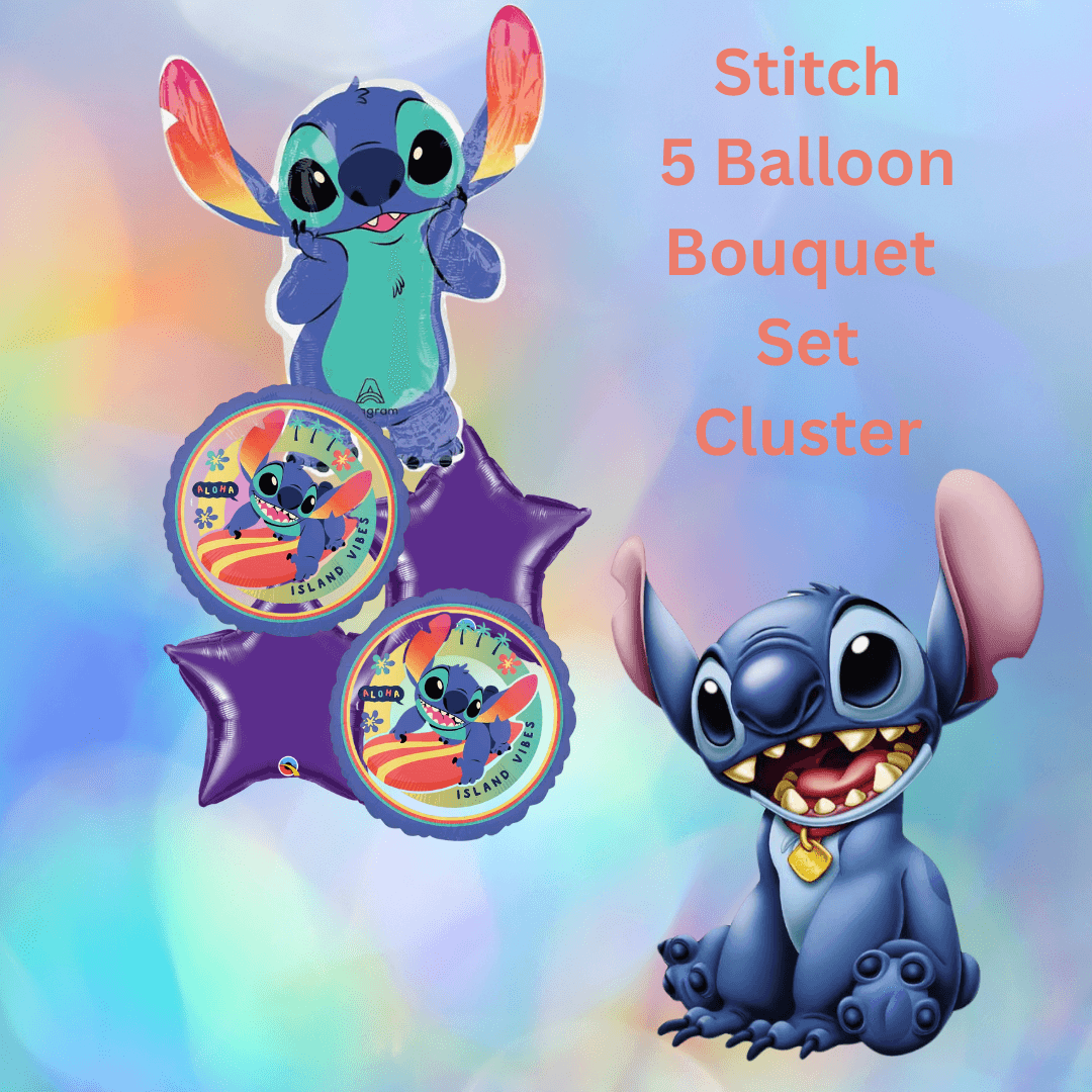 Stitch Balloon Bouquet - Eternity Party Express