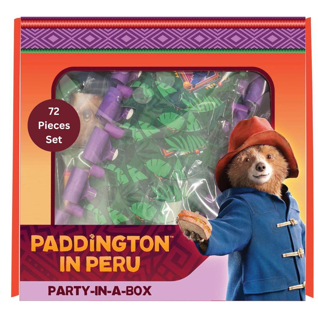 Paddington Bear Party Set Peru Movie Birthday Decorations Kit - Eternity Party Express
