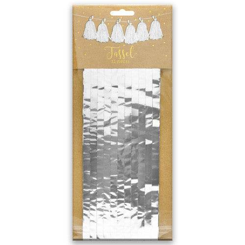Silver Foil Tassel Garland - Eternity Party Express