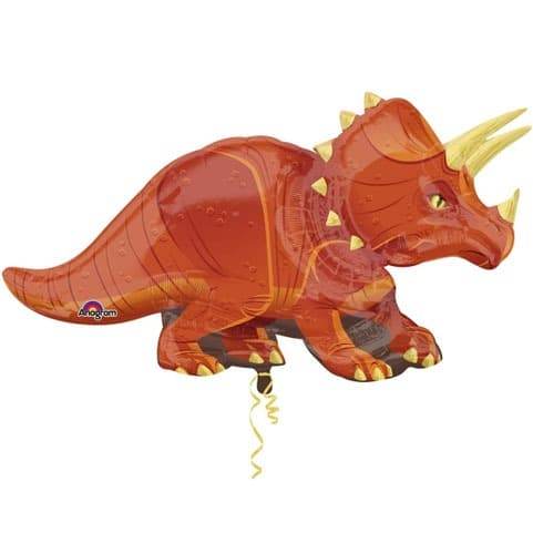 Triceratops Super Shape Foil Balloon - Eternity Party Express