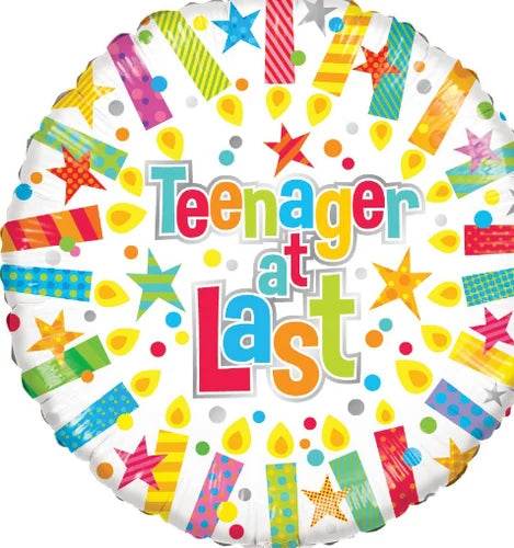 Teenager At Last Foil Balloon - Eternity Party Express