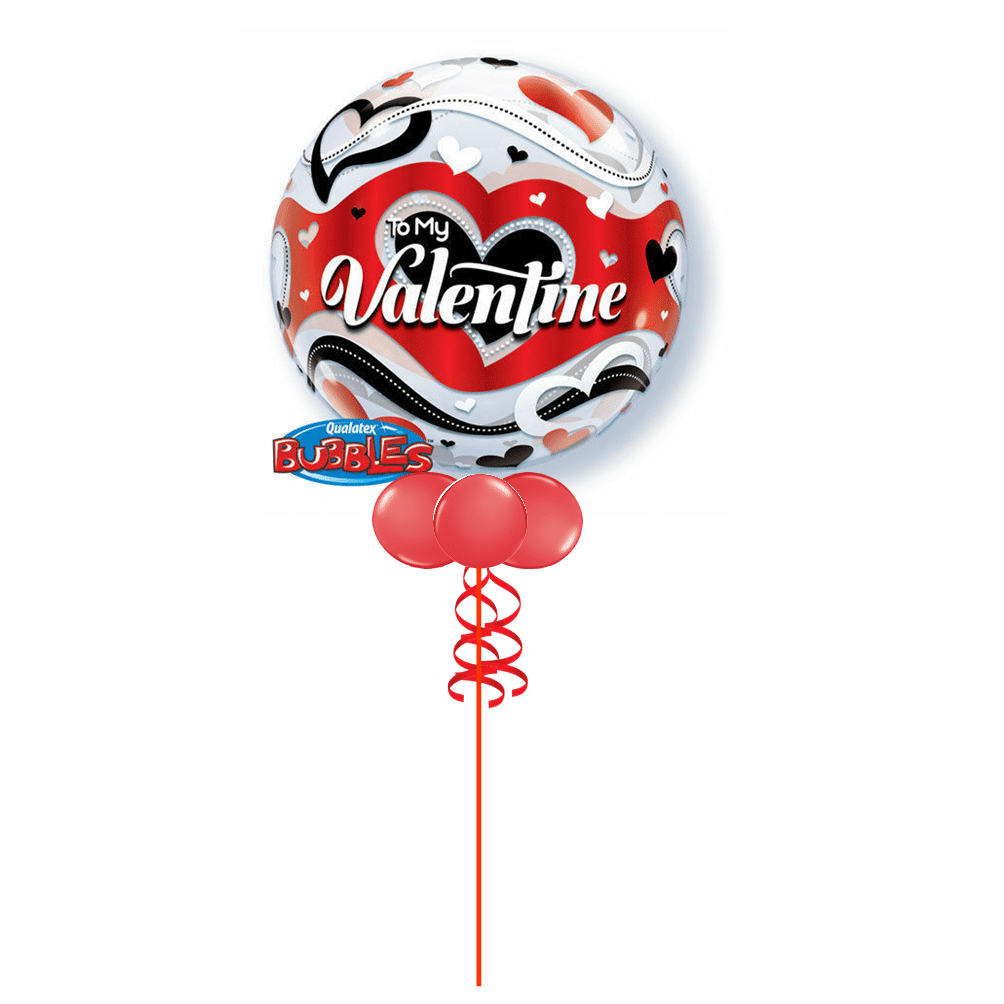 To My Valentines Bubble Balloon
