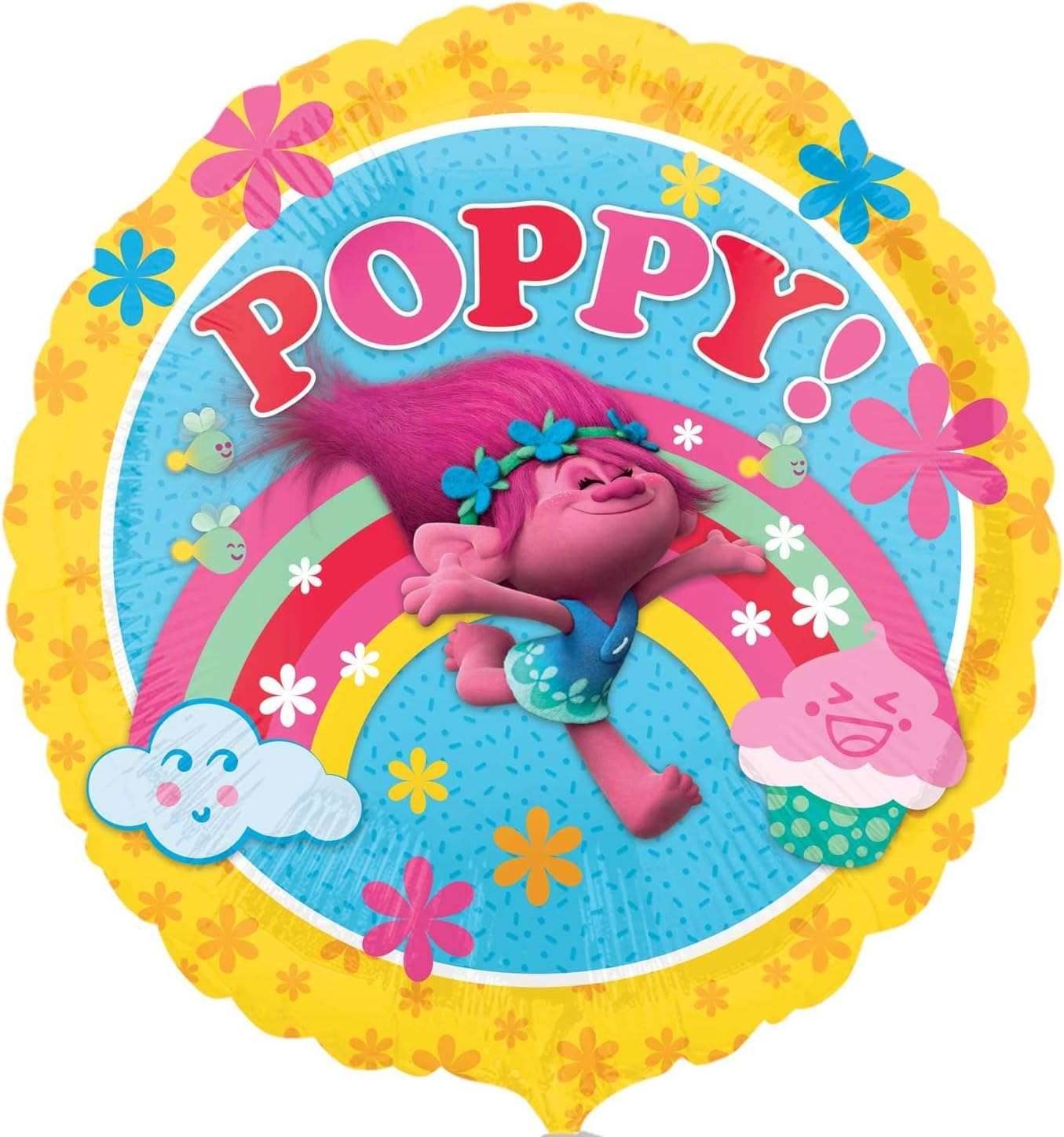 Trolls Poppy 18 inch Foil Balloon - Eternity Party Express