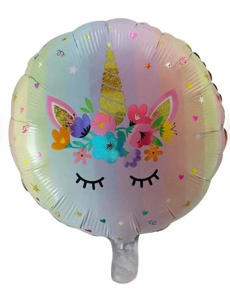 Unicorn Face Foil Balloon - Eternity Party Express