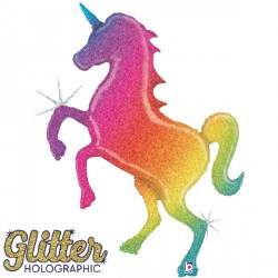 Unicorn Glitter Body Shape Balloon - Eternity Party Express