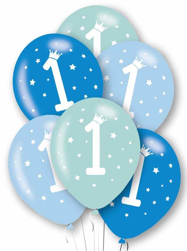 Age 1st Blue Balloons - Eternity Party Express