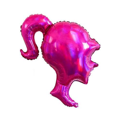 Barbie Head Shape Balloon - Eternity Party Express
