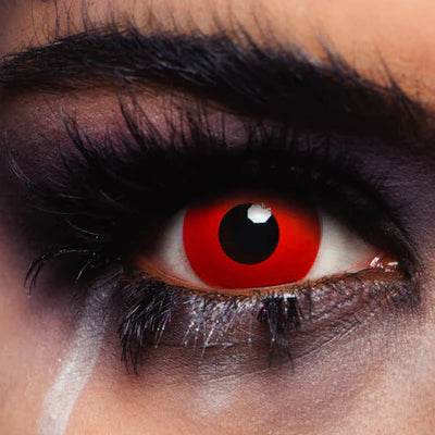 Bloody Red Contact Lenses - Eternity Party Express