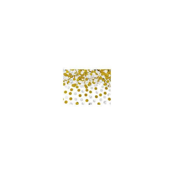 Gold & Silver Mixed Confetti Cannon - Eternity Party Express