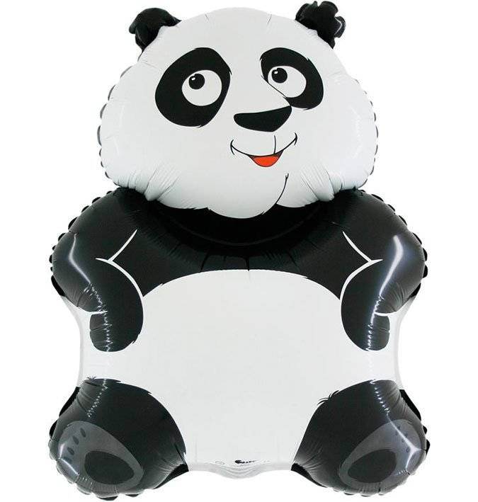 Panda Shaped Foil Balloon - Eternity Party Express