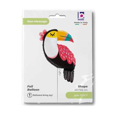 Summer Toucan Shaped Foil Balloon - Eternity Party Express