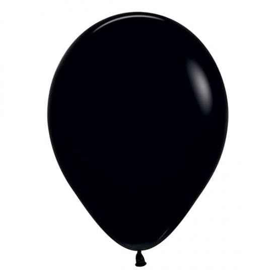 Fashion Black 12" Latex 50 Pack