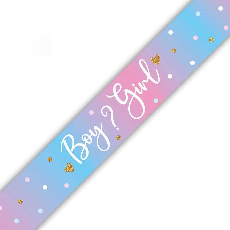 Gender Reveal Banner