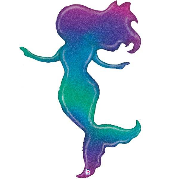 Glitter Mermaid Shape Balloon - Eternity Party Express