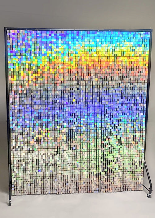 Iridescent Sequin Wall Panel HIRE ONLY NOT FOR SALE