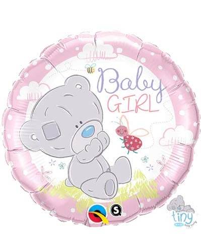 Baby Girl Tiny Tatty Teddy Foil Balloon - Eternity Party Express