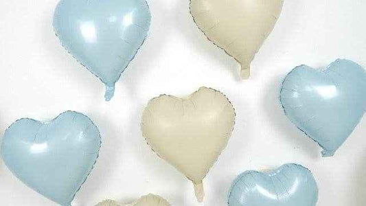 Satin Pastel Blue Heart