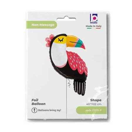 Summer Toucan Shaped Foil Balloon