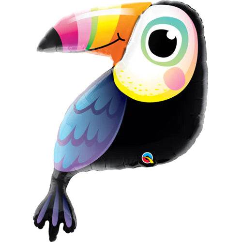 Colourful Toucan Shaped Foil Balloon - Eternity Party Express