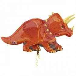 Triceratops Super Shape Foil Balloon - Perfect for Dinosaur Parties