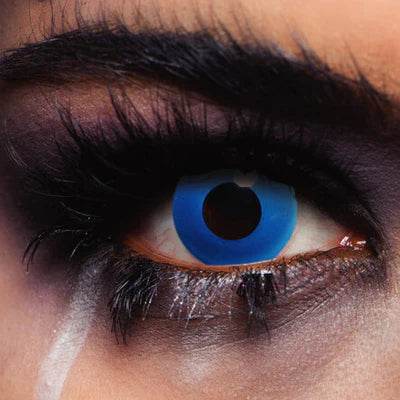 Zombie Blue Contact Lenses - Eternity Party Express
