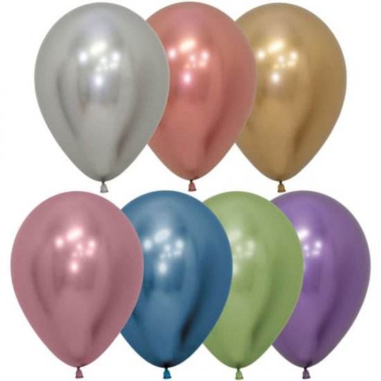 Plain 12" Reflex Latex Balloons - Eternity Party Express