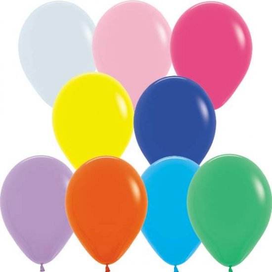 Plain Fashion 12" Latex Balloons - Eternity Party Express