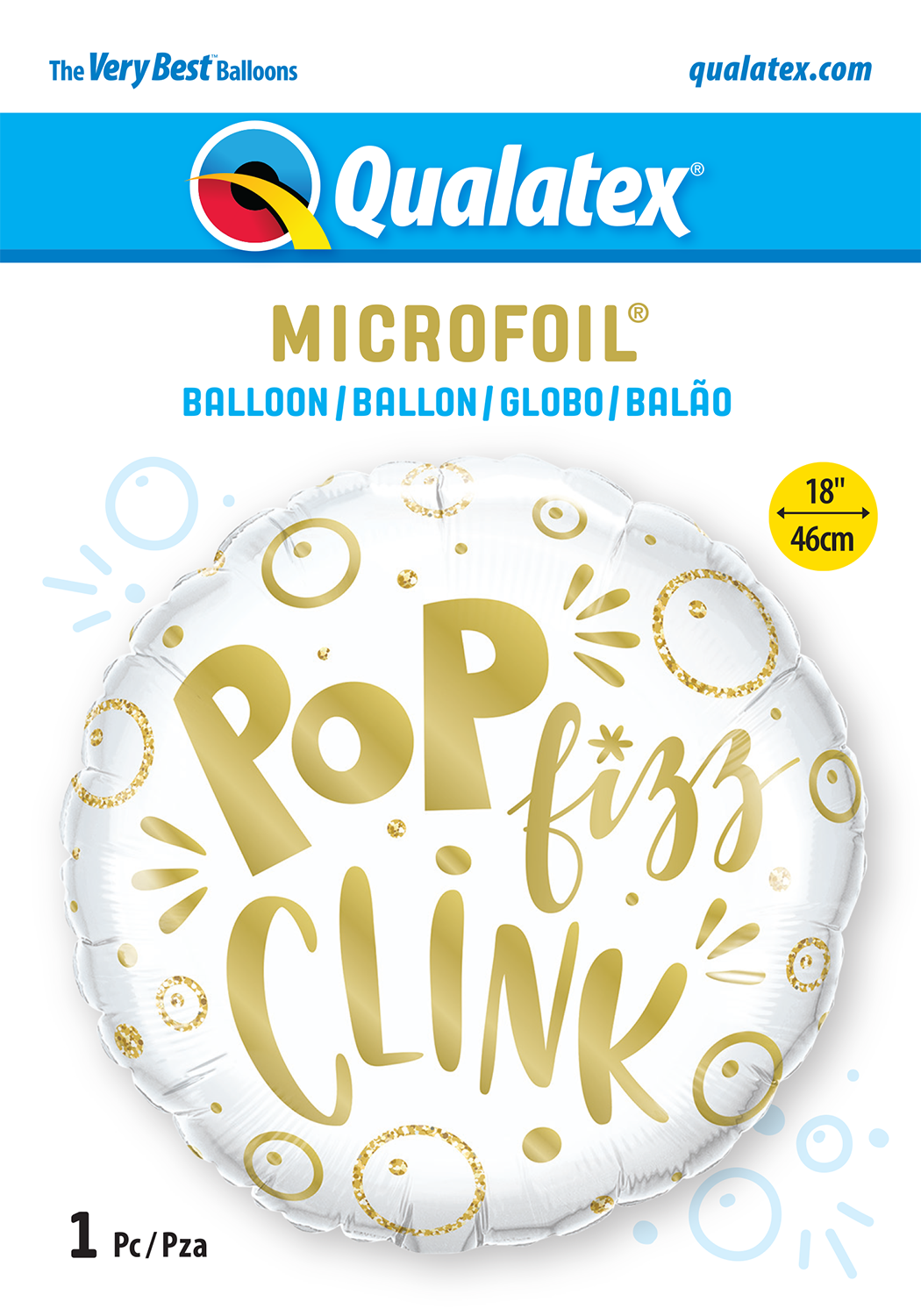 Pop Fizz Clink Foil Balloon