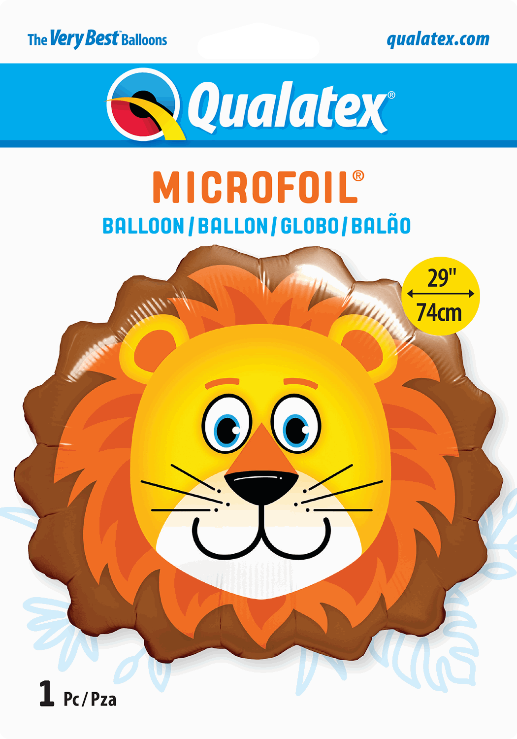 Lion Head Shaped Foil Balloon Package