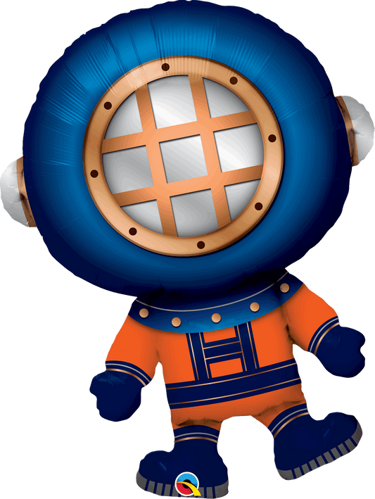 Deep Sea Diver Shaped Foil Balloon - Eternity Party Express