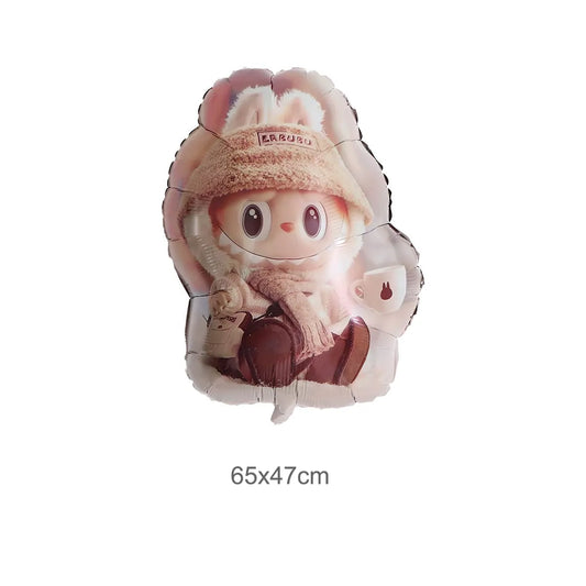 Labubu Cream Body Foil Balloon