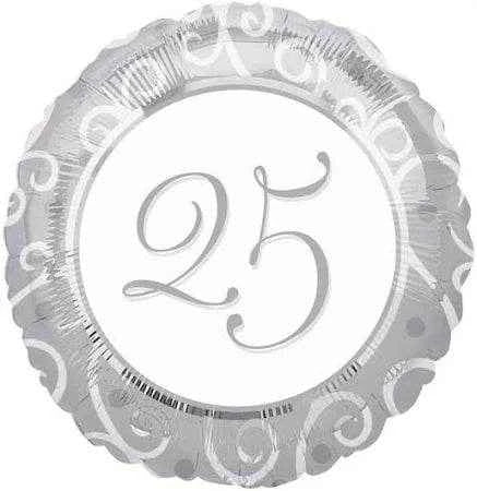 25th Foil Balloon
