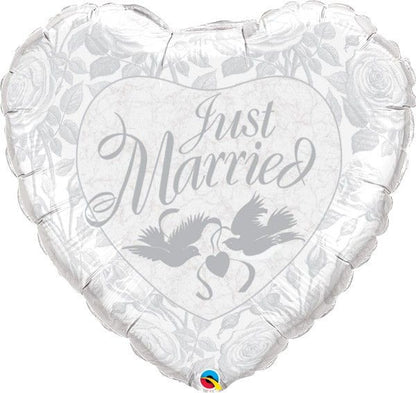 Just Married Foil Balloon