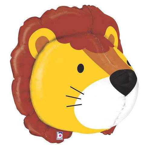 3D Lion Head Shaped Foil Balloon - Eternity Party Express