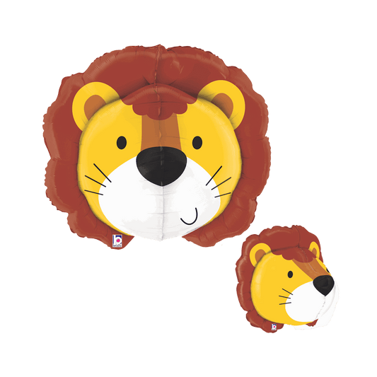 3D Lion Head Shaped Foil Balloon